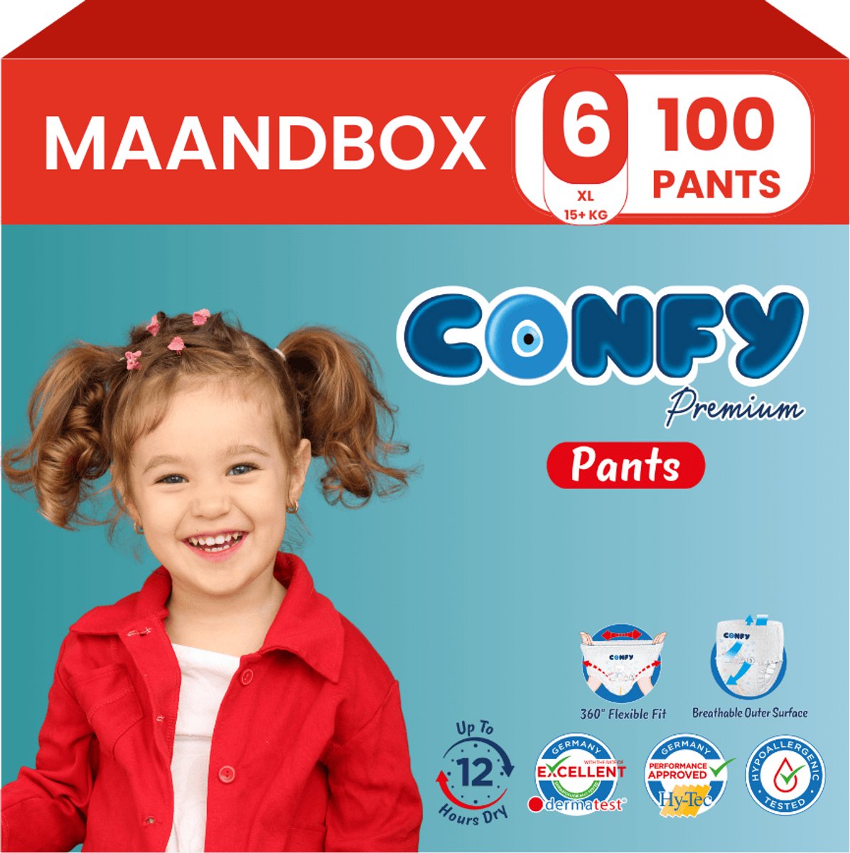 Confy Premium luierbroekjes maat 6 | 100 stuks