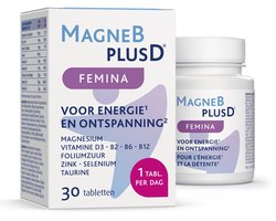 MagneBplusD Femina - 30 tabletten - energie en ontspanning