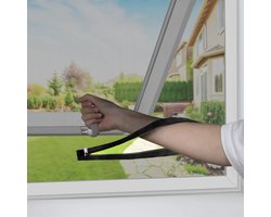 Fly Screen, Roof Skylight with Zip, Insect Protection, Window for Tilting Windows, Can Be Cut to Size, 100 x 130 cm, Mosquito Protection, Fly Net, No Drilling