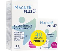 MagneBplusD - 120 + 30 tabletten - energie en ontspanning