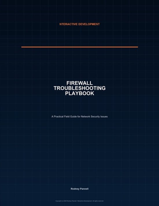 Nteractive Development - It Troubleshooting Playbooks- Firew ... - cover