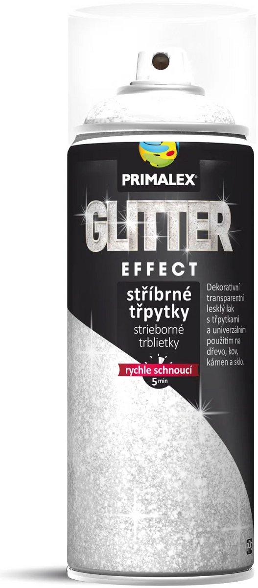 Primalex spuit glitters zilver 400ml