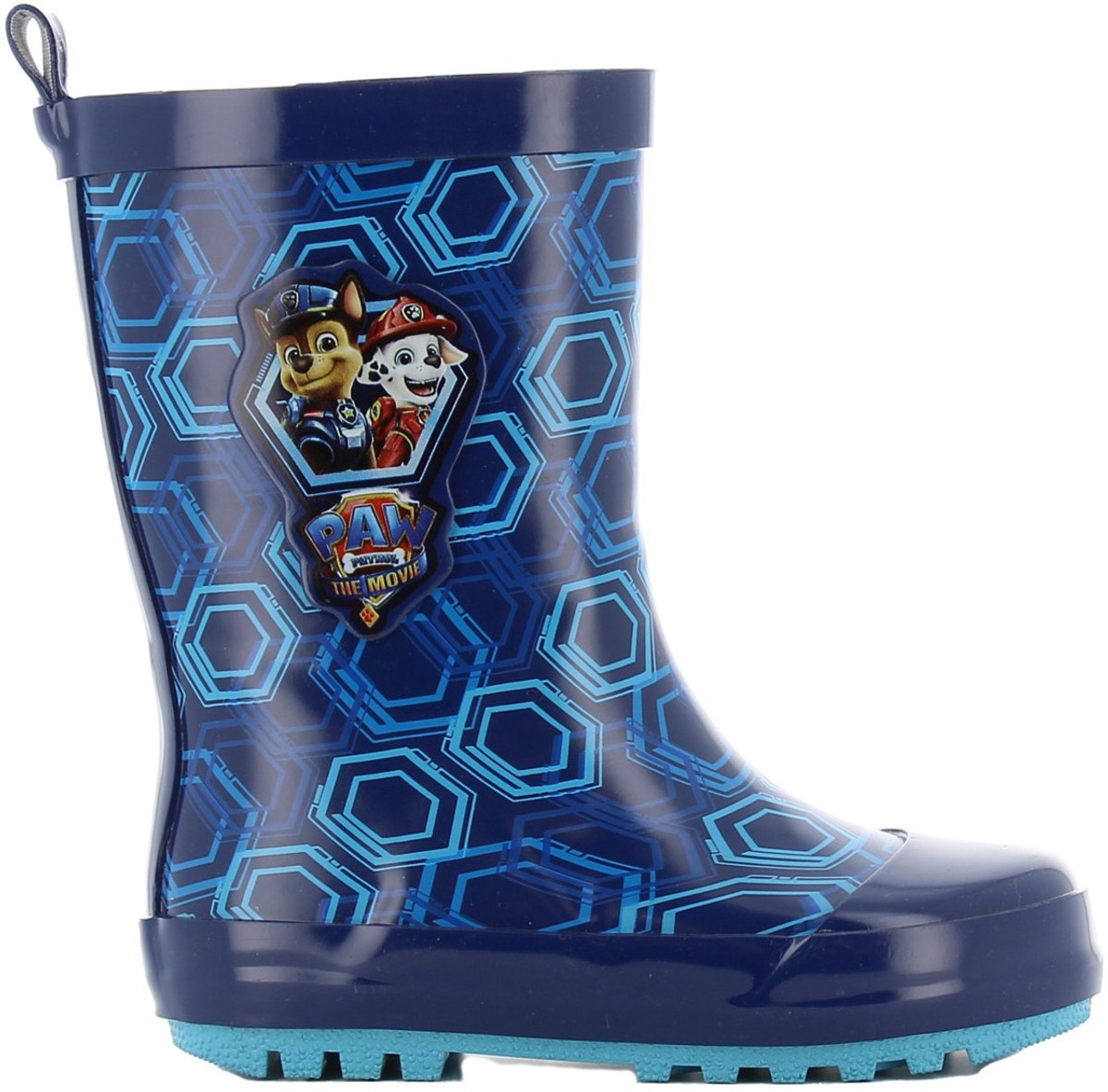Paw Patrol - Regenlaarzen kinderen van 2 tot 6 jaar - Chase en Marshall Rubberen kinderlaarzen - Regenlaarsjes voor jongens - Maat 30 - Blauw