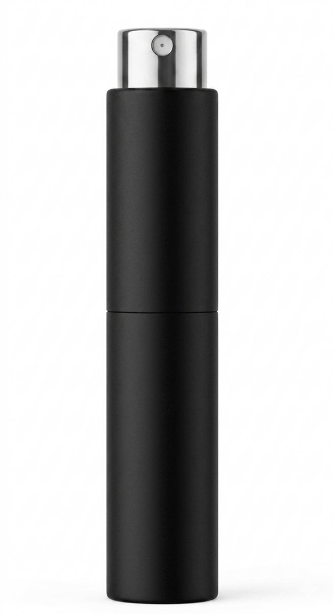 DELAGO Parfumverstuiver – Navulbaar – Compact Reisformaat – Zwart