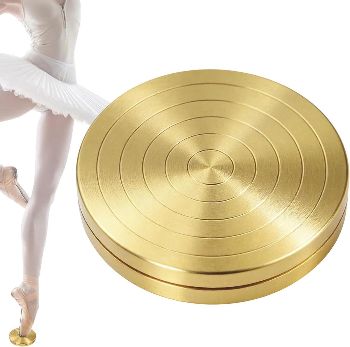 Ballet Draaischijf - Pirouette Schijf - Balans Training - Soepele Rotatie - 315 Inch - Zwart