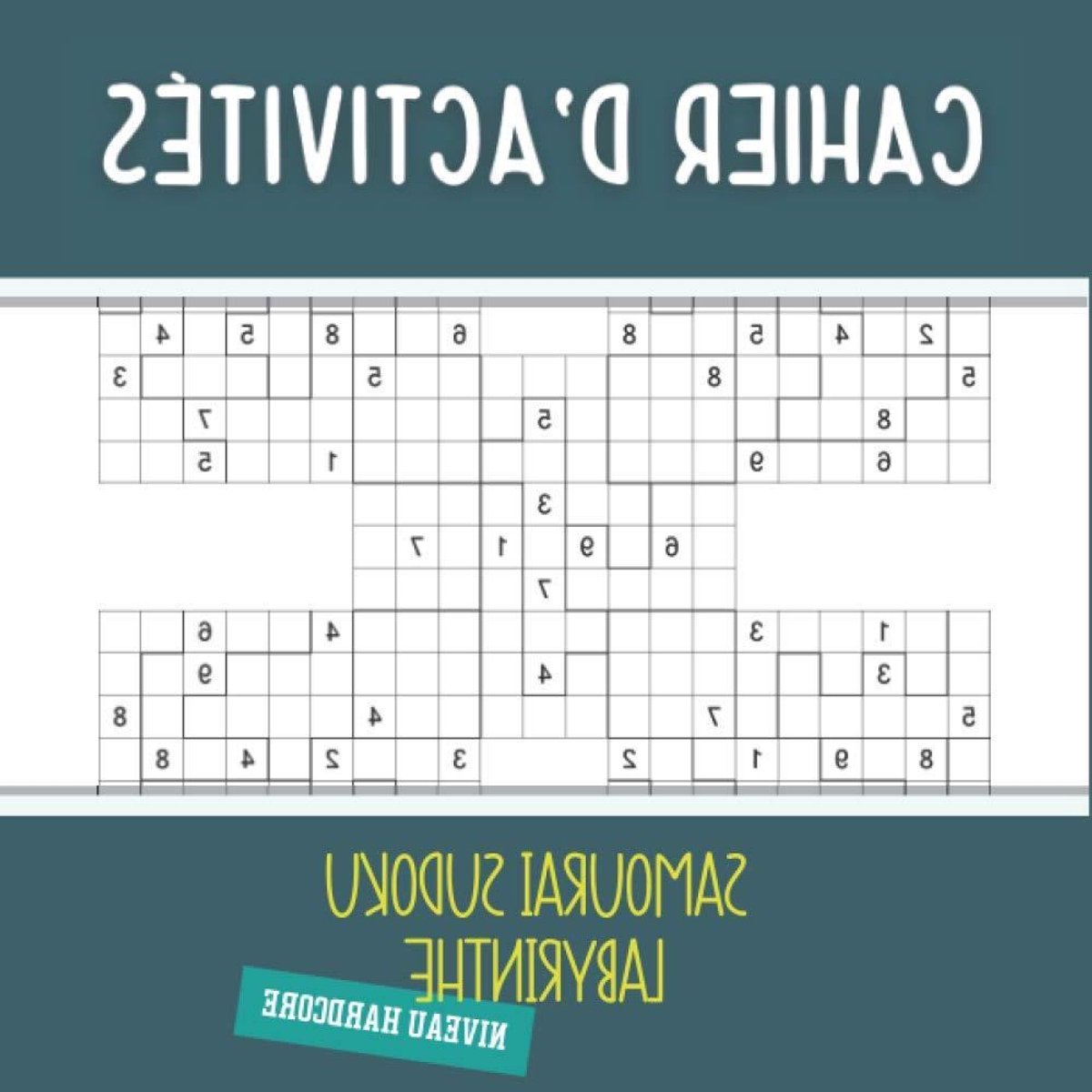 Activiteitenboek - Puzzelboek - Mentale Uitdaging - Hardcore Niveau - 81 Pagina's - Zwart Wit
