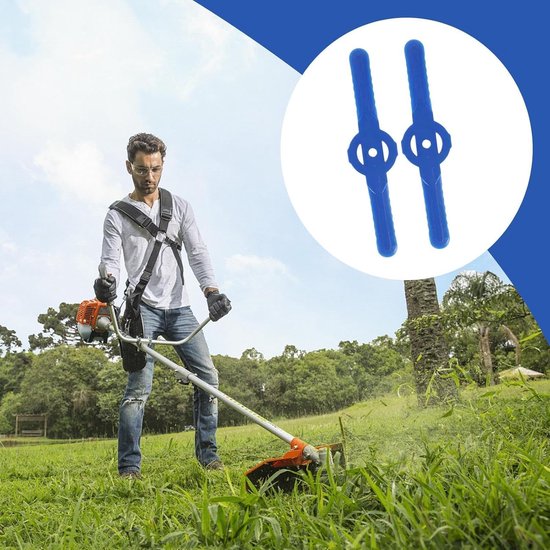 Snoeidraad Grasmaaier - Snijder Kop - Gazon Onderhoud - Zware Uitvoering - 100 Stuks - Blauw — afbeelding 4