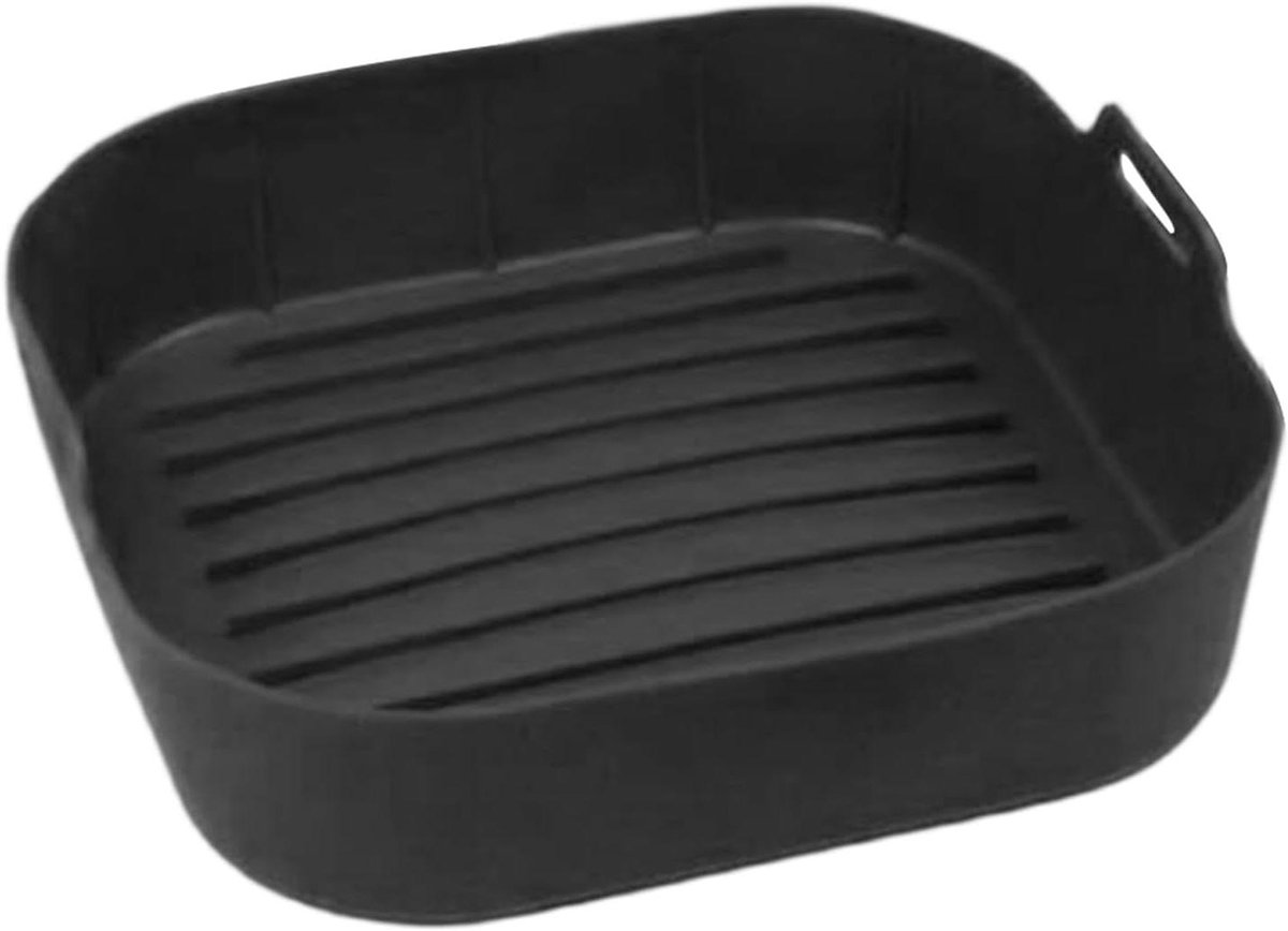 Airfryer Bakmatten Herbruikbare Voeringen Gezond Koken Antiaanbak & Vetbeheer 223 cm Zwart