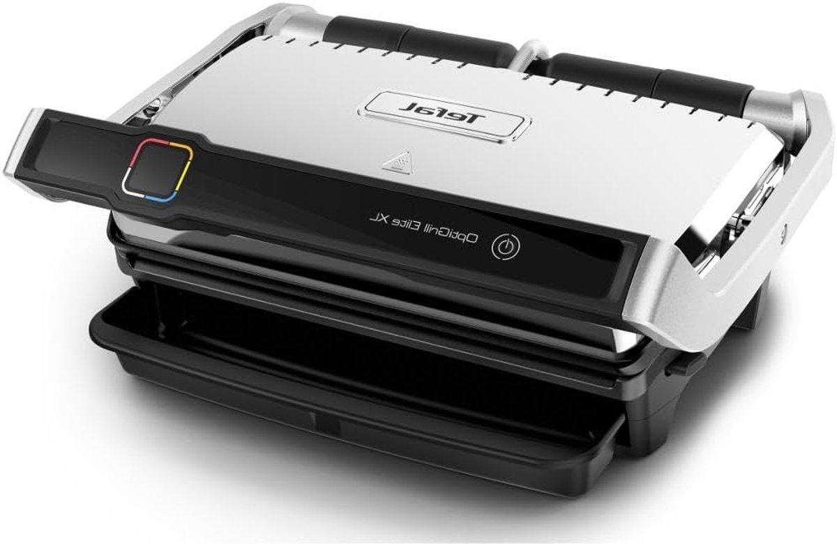 Contact Grill - Elektrische Grill - Lekker Eten Bereiden - Automatische Kookprogramma's - XL Formaat - Zwart