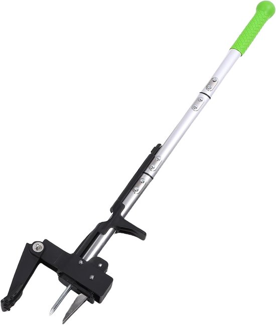 Onkruidtrekker - Wiedtool - Gazononderhoud - Voetpedaal ontwerp - 99 cm lengte - Grijs — afbeelding 4