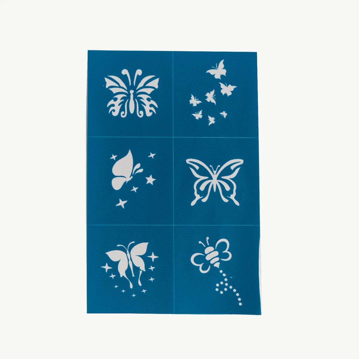 OH FLOSSY Accessoires - Schmink En Makeupstencils - 6 Plaatjes - Herbruikbaar En Zelfklevend - 3 Jaar