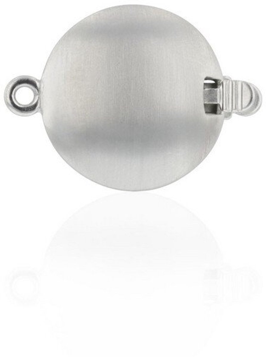 Luna-Pearls - 606.1031 - Sieradensluiting - Dames - 925er Zilver gerhodineerd - 13mm