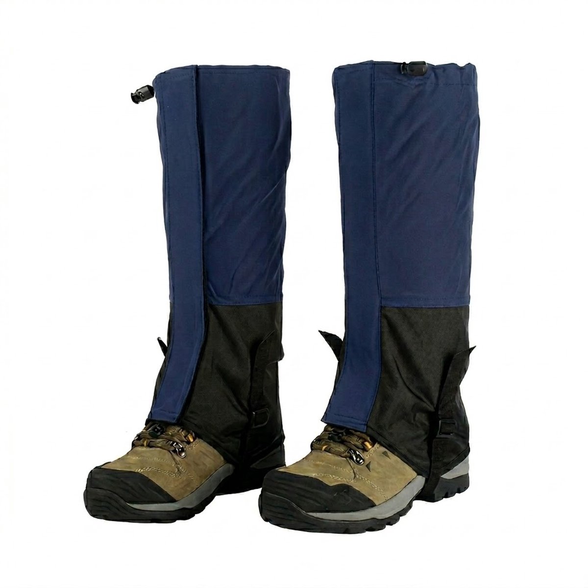 gamaschen gaiters unisex waterafstotende beenbeschermers met ritssluiting verstelbare straps outdoor wandel accessoires sneeuw en hiking bescherming Marineblauw