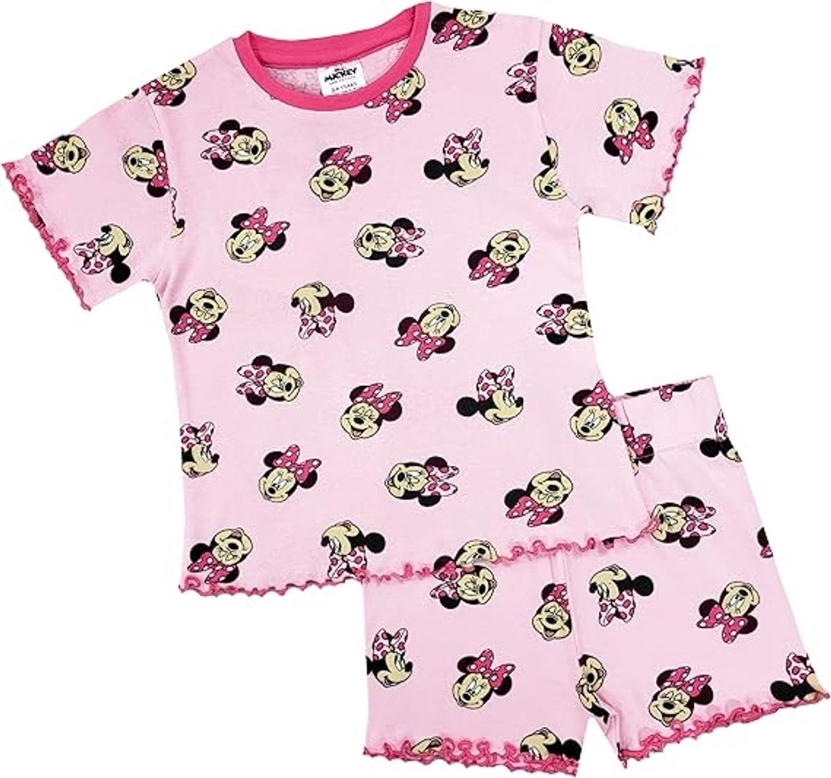 Minnie Mouse Shortama - maat 134/140 - Roze - Disney Meisjespyjama
