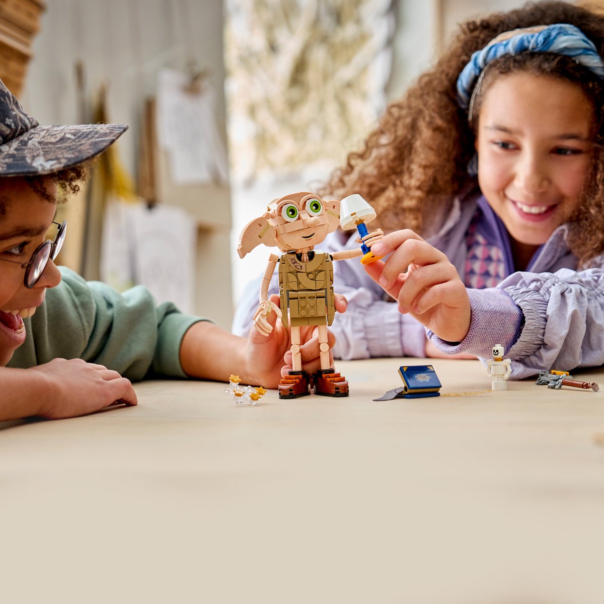 LEGO Harry Potter Dobby de Vrije Elf Bouwbaar Tovenaarswereld Speelgoed voor Kinderen 76469 — afbeelding 9