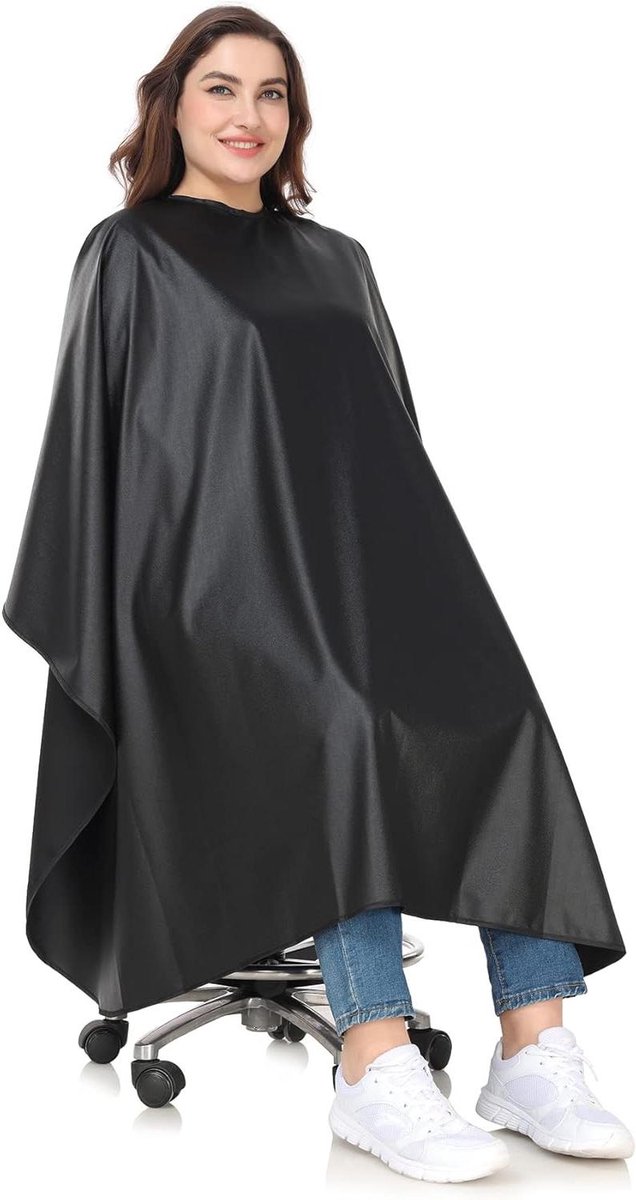 Kapmantels voor Haarstylisten - Kapsalon Cape - Haarbehandelingen Beschermen - Water- en Chemiebestendig - 59 x 53 inch - Kleurig