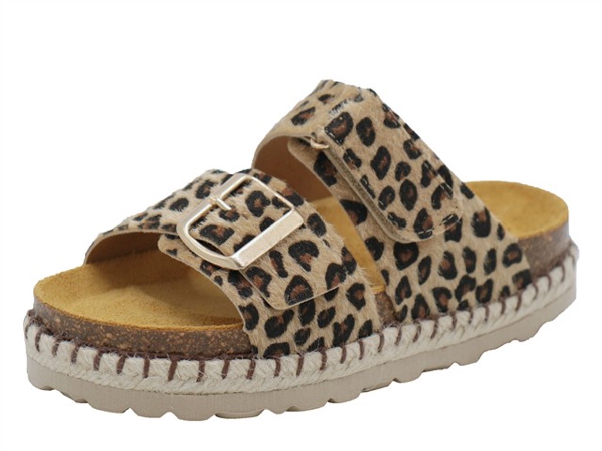 Red-Rag 18050 Slippers - Meisjes - Beige - Maat 38