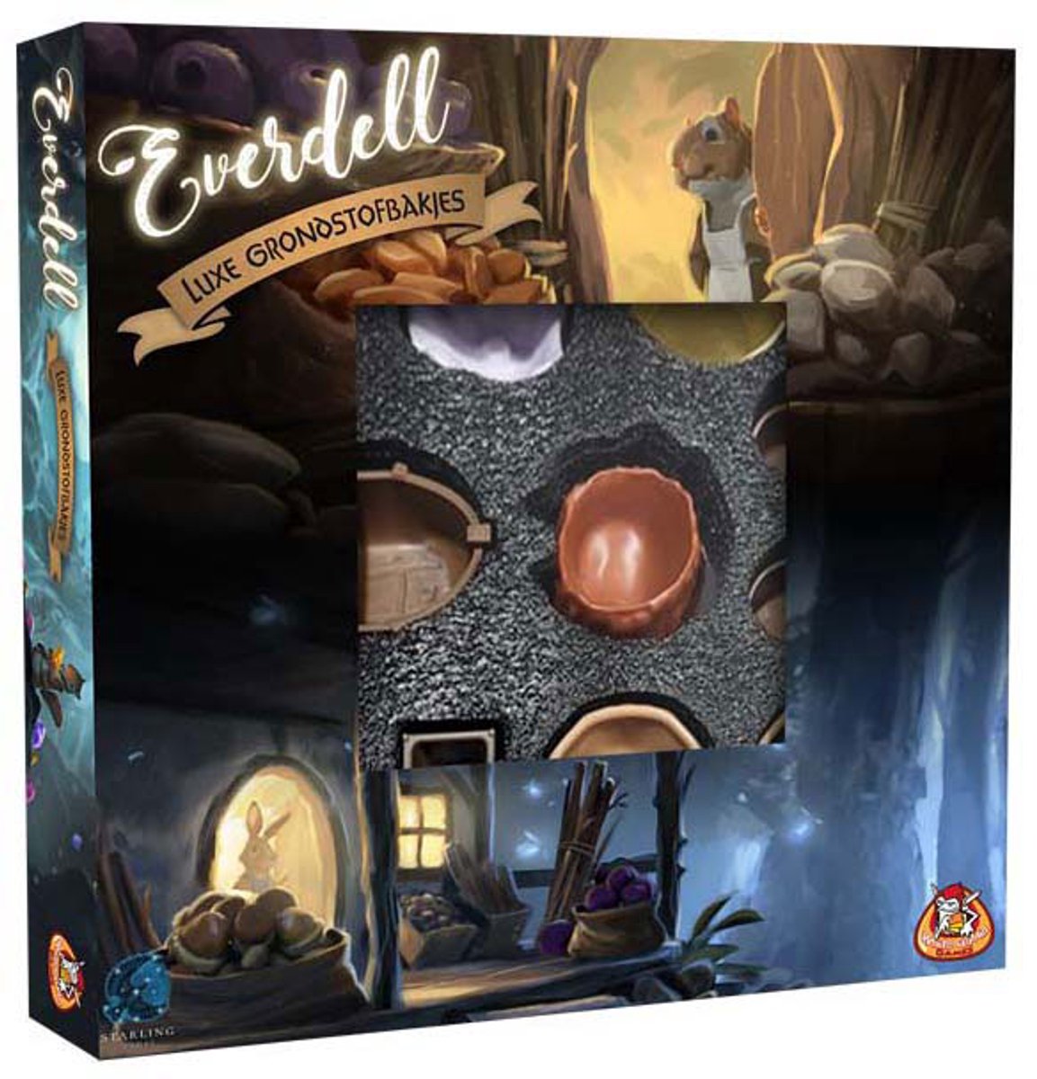 White Goblin Games - Everdell: Luxe Grondstofbakjes - familiespel - 1 tot 4 spelers - 40 minuten - Vanaf 10 jaar