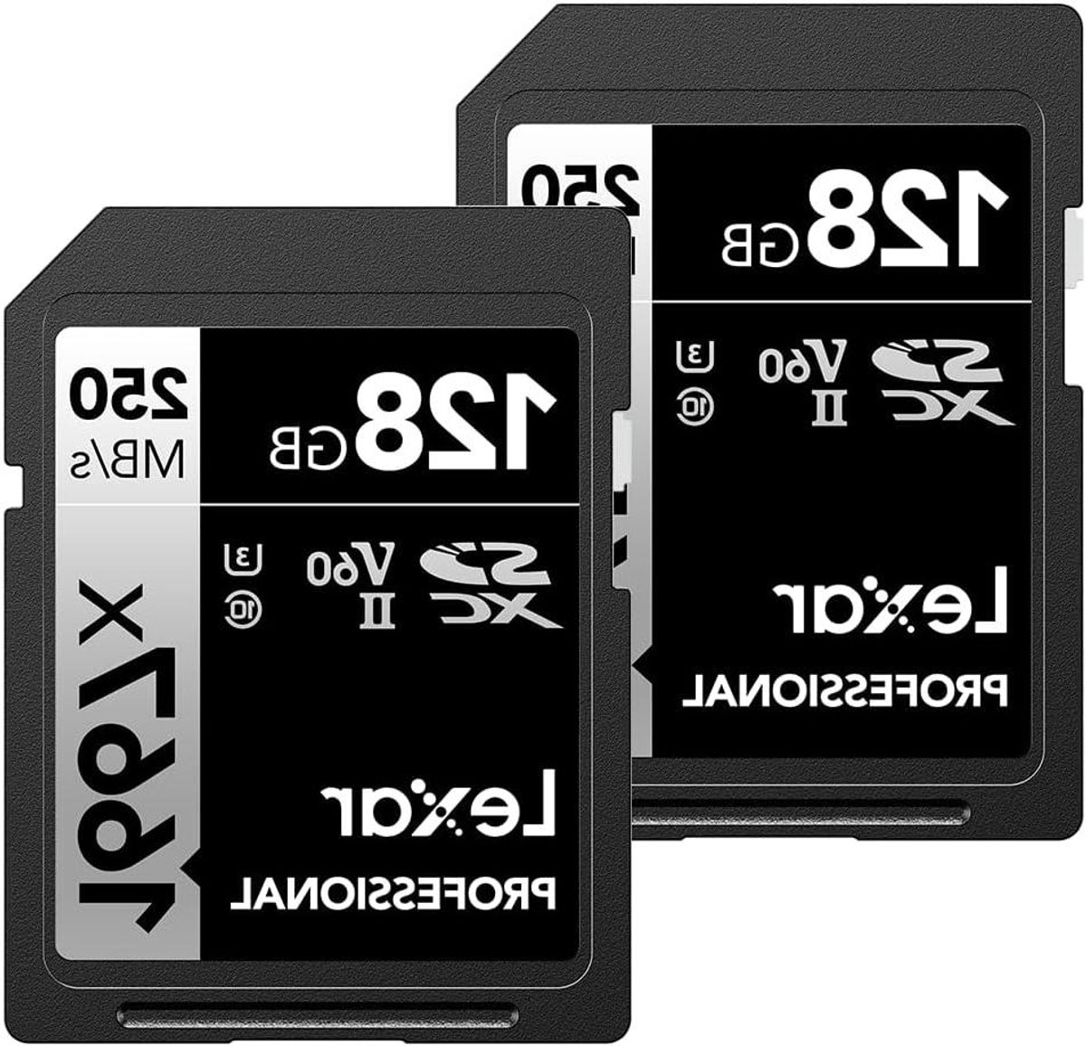 Geheugenkaarten - SDXC Kaarten - 4K Video Opnemen - UHS-II Technologie - 128 GB - Zwart