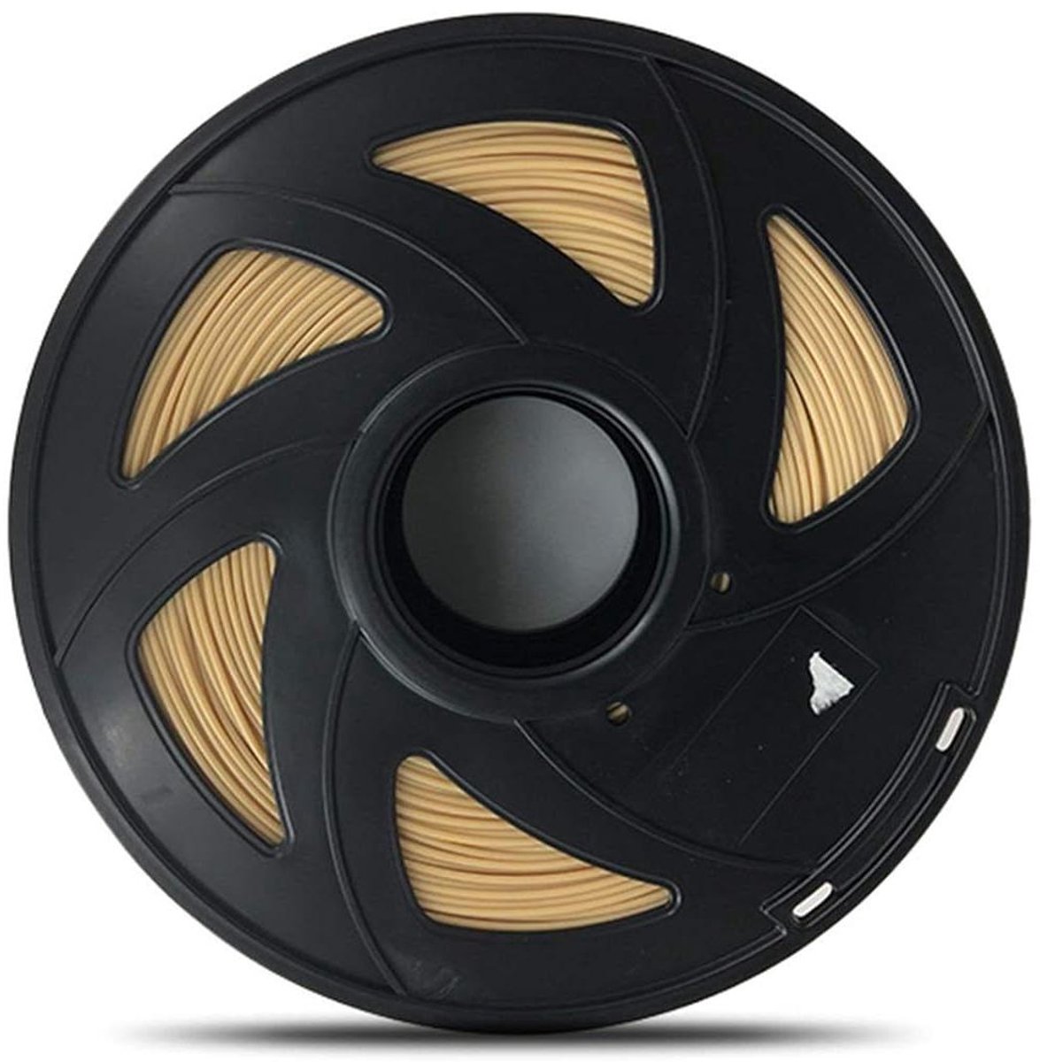 3D Printer Filament - PLA Materiaal - Digitale Tekeningen Maken - Milieuvriendelijk Biologisch Materiaal - 1KG 1.75mm - Houtkleur
