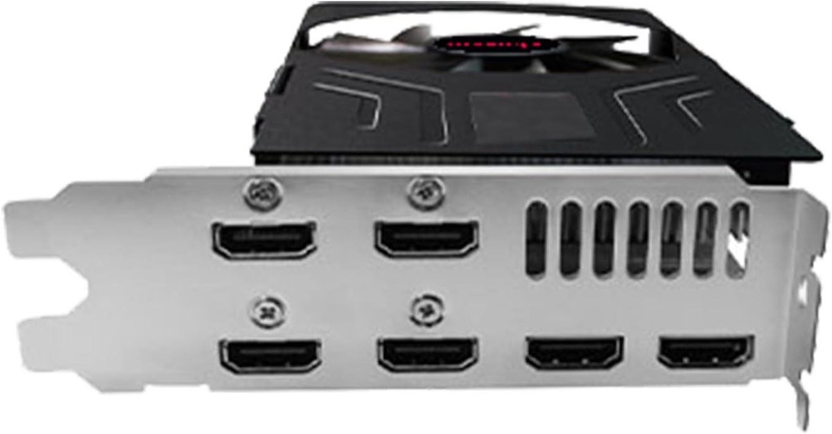 Grafische Kaart - Video Adapter - Multimonitor Setup - Zes HDMI Poorten - 2GB GDDR5 - Zwart
