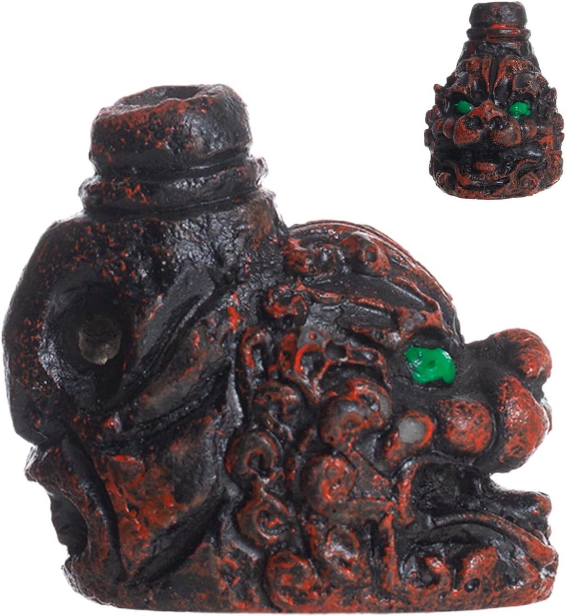 Grap Fluitje - Angstig Speelgoed - Feest Sfeer - Oud Klinkend Geluid - 6 x 6 x 4 cm - Rood