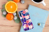 Back Case Honor 20 Lite TPU Siliconen Hoesje Butterfly Roses