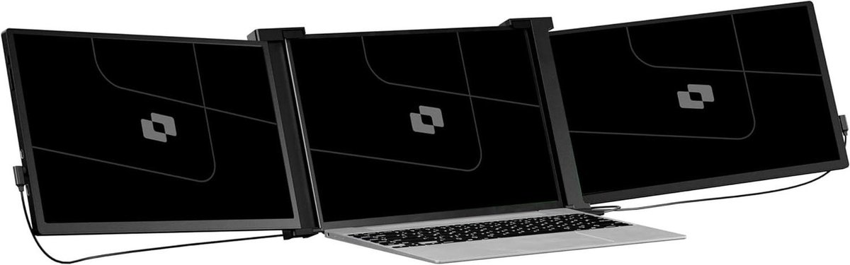 Draagbare Monitor - Extra Scherm - Productief Werken - Full HD HDR - 156 inch - Zwart