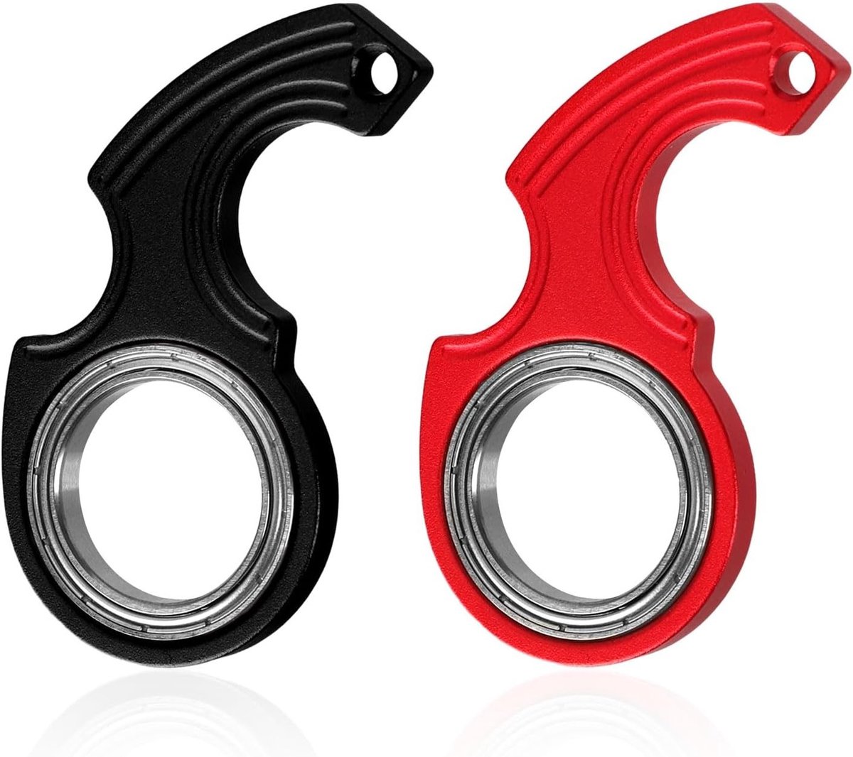 Spinner Toys Sleutelhanger Set van 2 - Stressverlichting Speelgoed voor Kinderen en Volwassenen - Perfecte Cadeaus voor Ontspanning en Vermindering van Angst