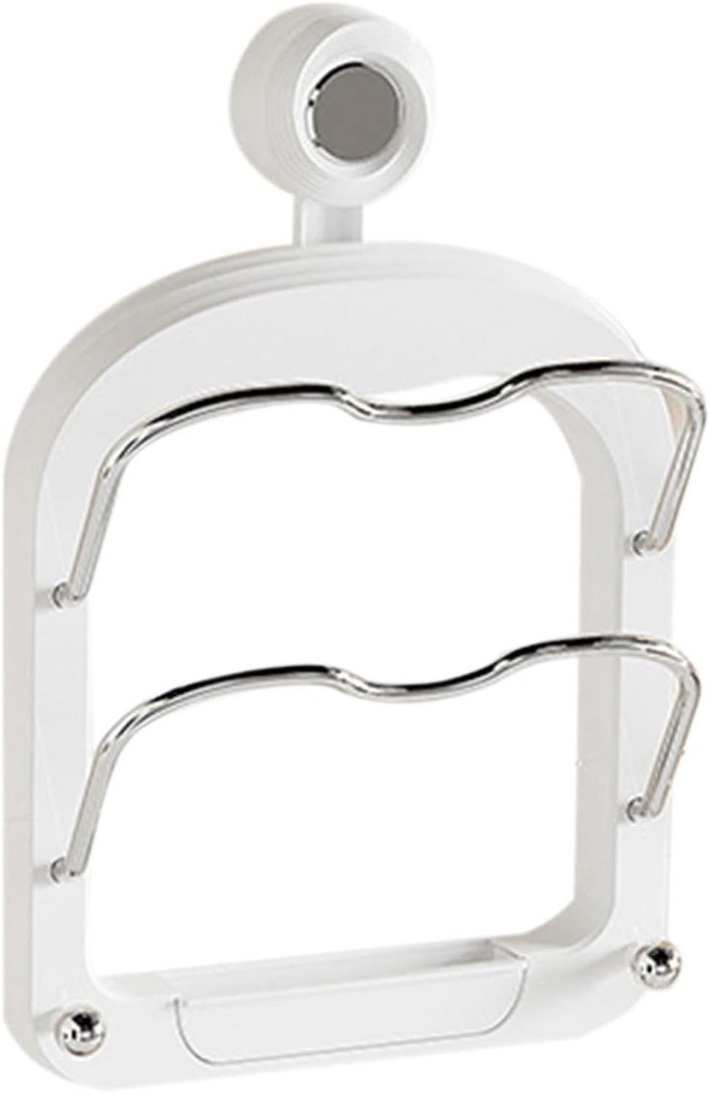 Opbergrek Pannendeksel - Keuken Organizer - Ruimte Besparen - Zonder Boren - 248 cm Breed - Wit