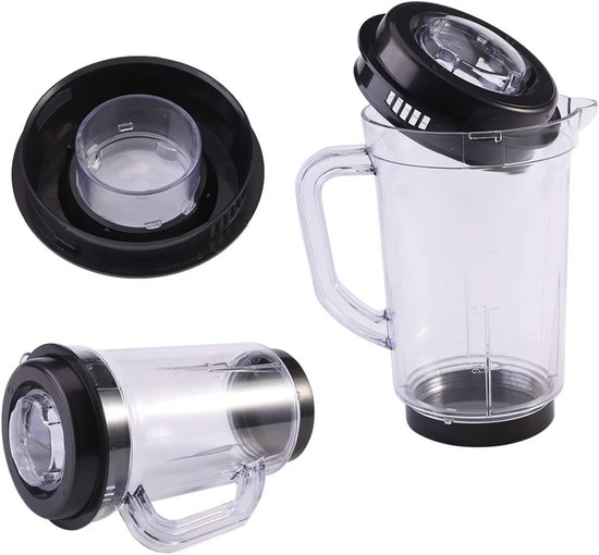 Vervangende Plastic Blenderkan van 1000ml voor Sap en Melk - Ideaal voor Smoothies en Drankjes van Merkloos — afbeelding 2