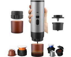YOR® Draagbare Koffiemachine - Blender To Go - Draagbare Blender - Grijs - 7cm x 7cm x 24cm