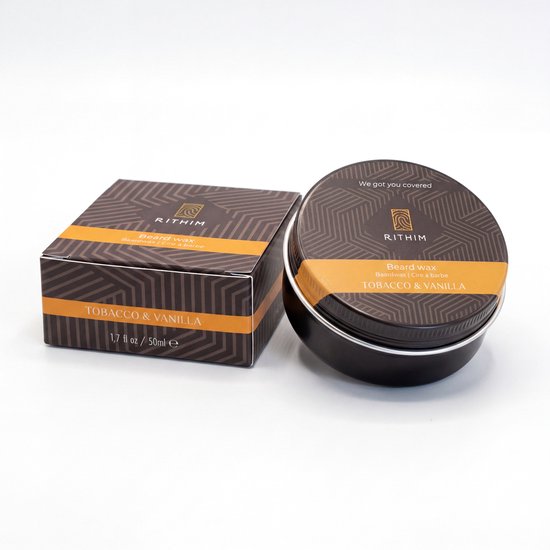 Baardwax Haar Wax Tobacco & Vanilla 50ml – Baardstyling voor lang baard