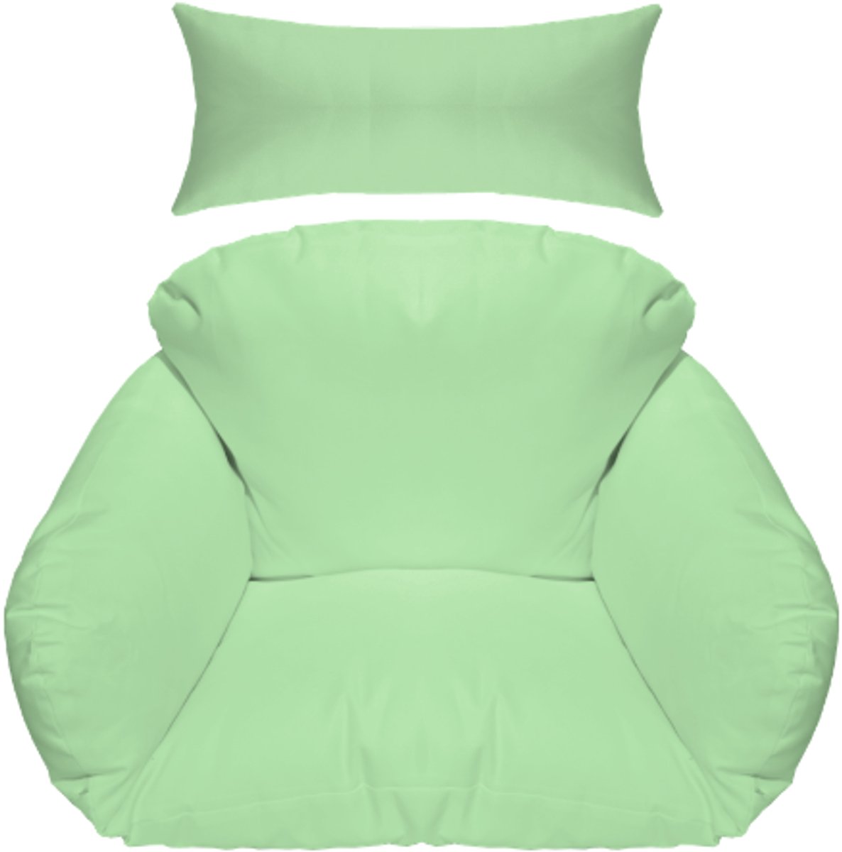 Rijoka Hangstoel Kussen – 5delig | Mint Groen