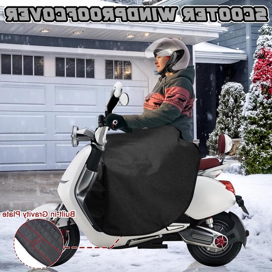 Scooter Voetenzak Deken - Universele Waterdichte en Warme Bescherming voor Motor en Scooter, Winddicht en Comfortabel — afbeelding 5