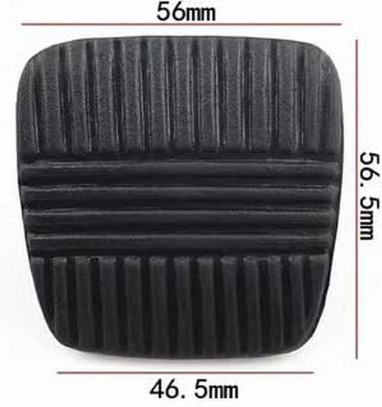 Pedaal Covers - Rem koppeling rubbers - Verbeterde Grip - Set van 2 stuks - Standaard Maat - Zwart van Merkloos — afbeelding 3