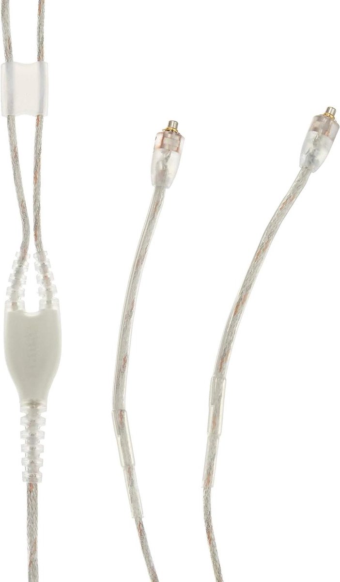 Reservekabel Oordopjes - Vervangende Kabel - Muziek Luisteren - Kevlar Versterkt - 162 cm - Transparant