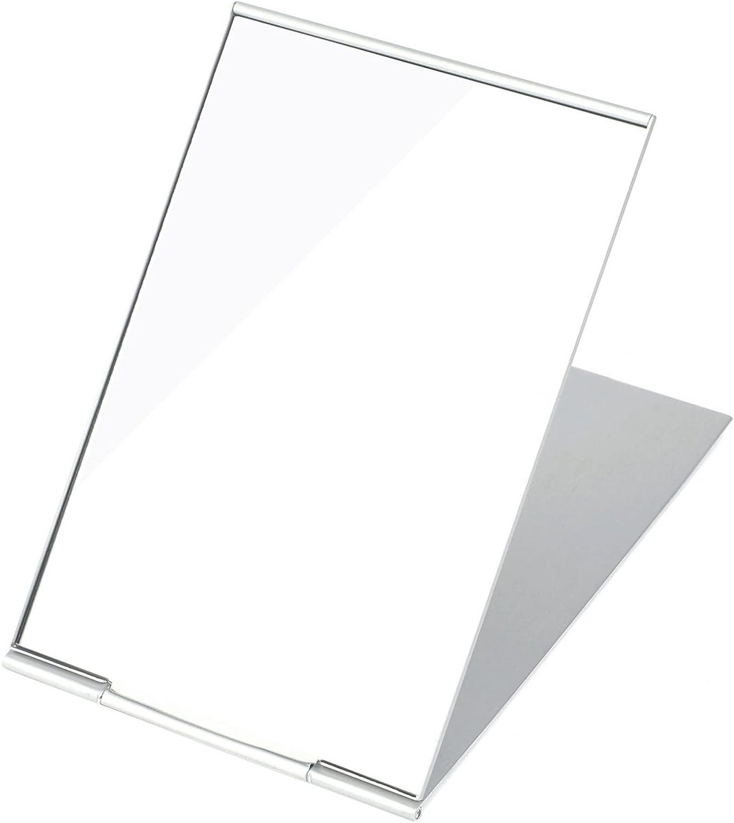 Draagbare Opvouwbare Make-up Spiegel, 10 x 15 cm, Ideaal voor Scheren, Kamperen en Reizen