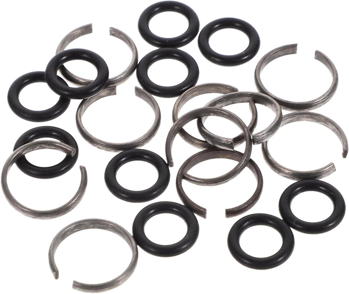 Slagmoersleutel Ring - Borgring Set - Gereedschap Onderhoud - Hoge Hardheid - 30 Sets - Diverse Kleur