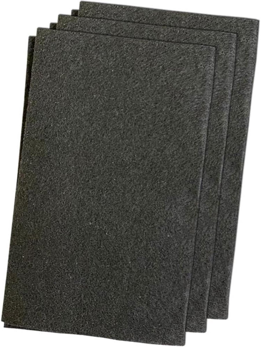 Universele Motorfilters - Stofzuigerfilters - Stofzuigen - Op maat te snijden - 3 stuks - Zwart
