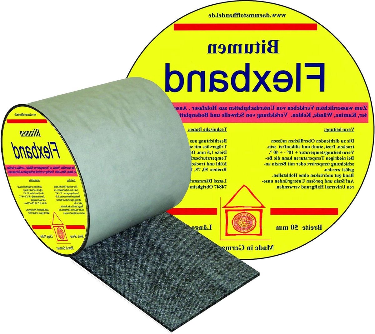 Afdichtingsband - Bitumen Tape - Waterdicht Maken - Zelfklevend & Flexibel - 10 Meter - Antraciet