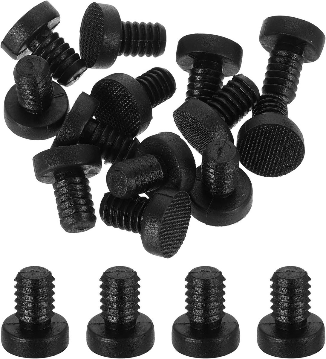 Blindstoppen Set - Afdekkapjes Gaten - Meubels Afwerken - Zacht PE Materiaal - 8 mm Gat - Zwart