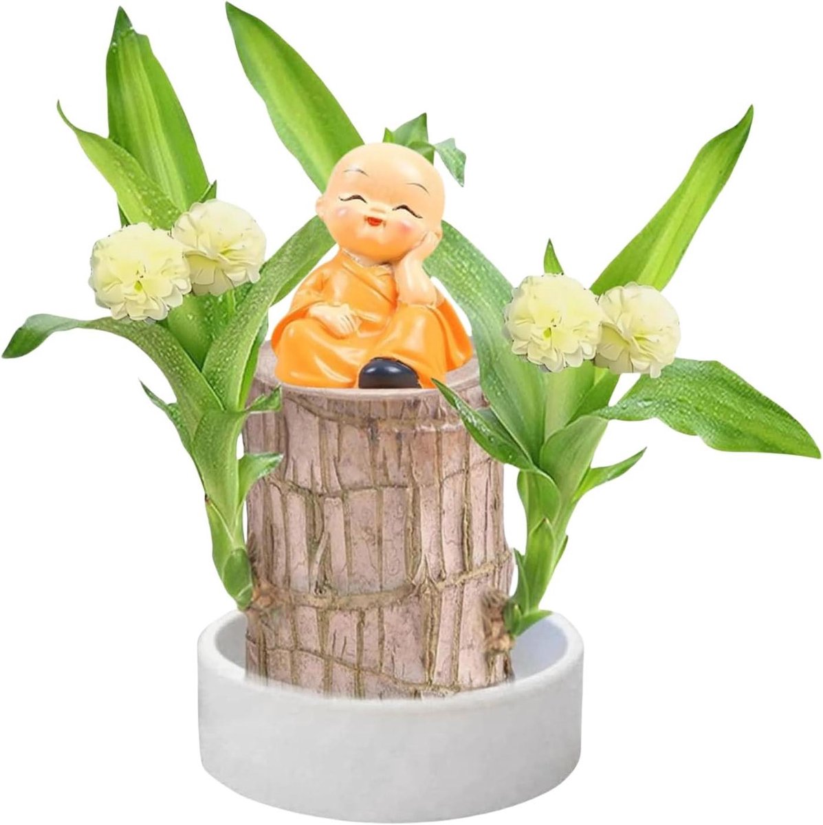 Hydrocultuur Plant - Decoratieve Kamerplant - Luchtzuivering Thuis - Monnik Figuur Design 
