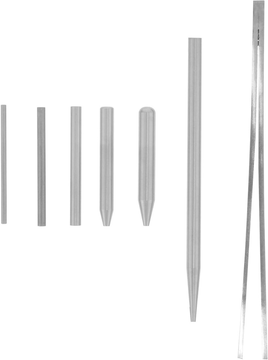 Modelbuiggereedschap Set - Metaalbewerking Hulpmiddelen - Doe-het-zelf Metaalwerk - Roestvrij Staal - 21 Delig - Zilver