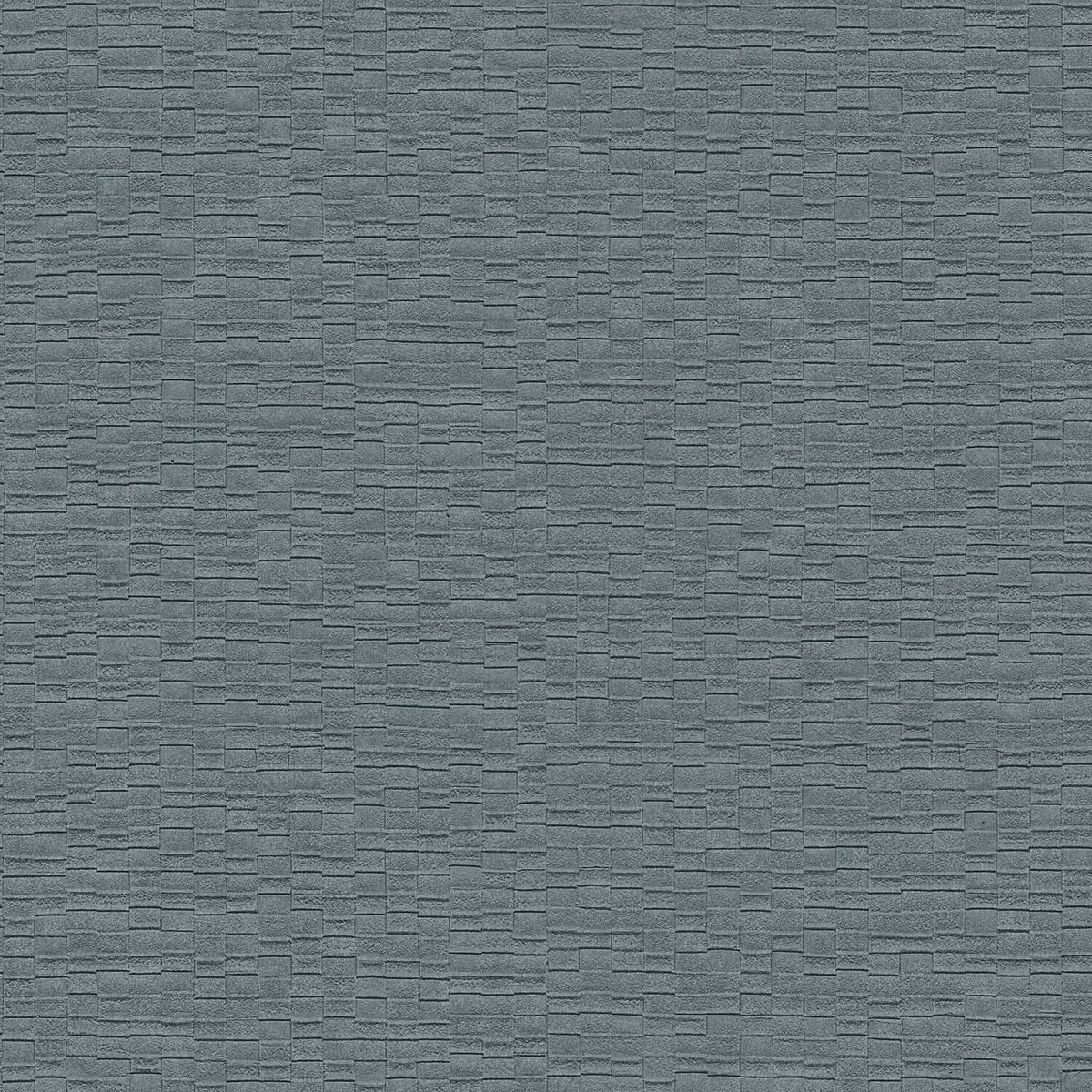 Structuur behang Profhome LC522308-DI vliesbehang hardvinyl warmdruk in reliëf gestempeld uni subtiel glanzend blauw duifblauw petrol 5,33 m2