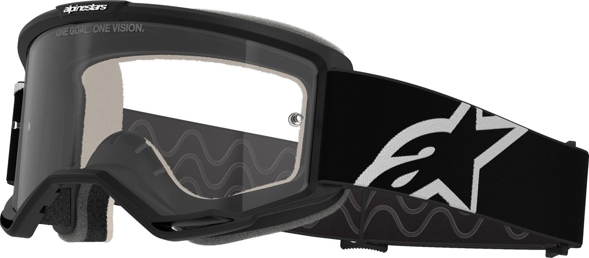 Alpinestars Vision 5 Corp Cross/Enduro Goggles Zwart Helder