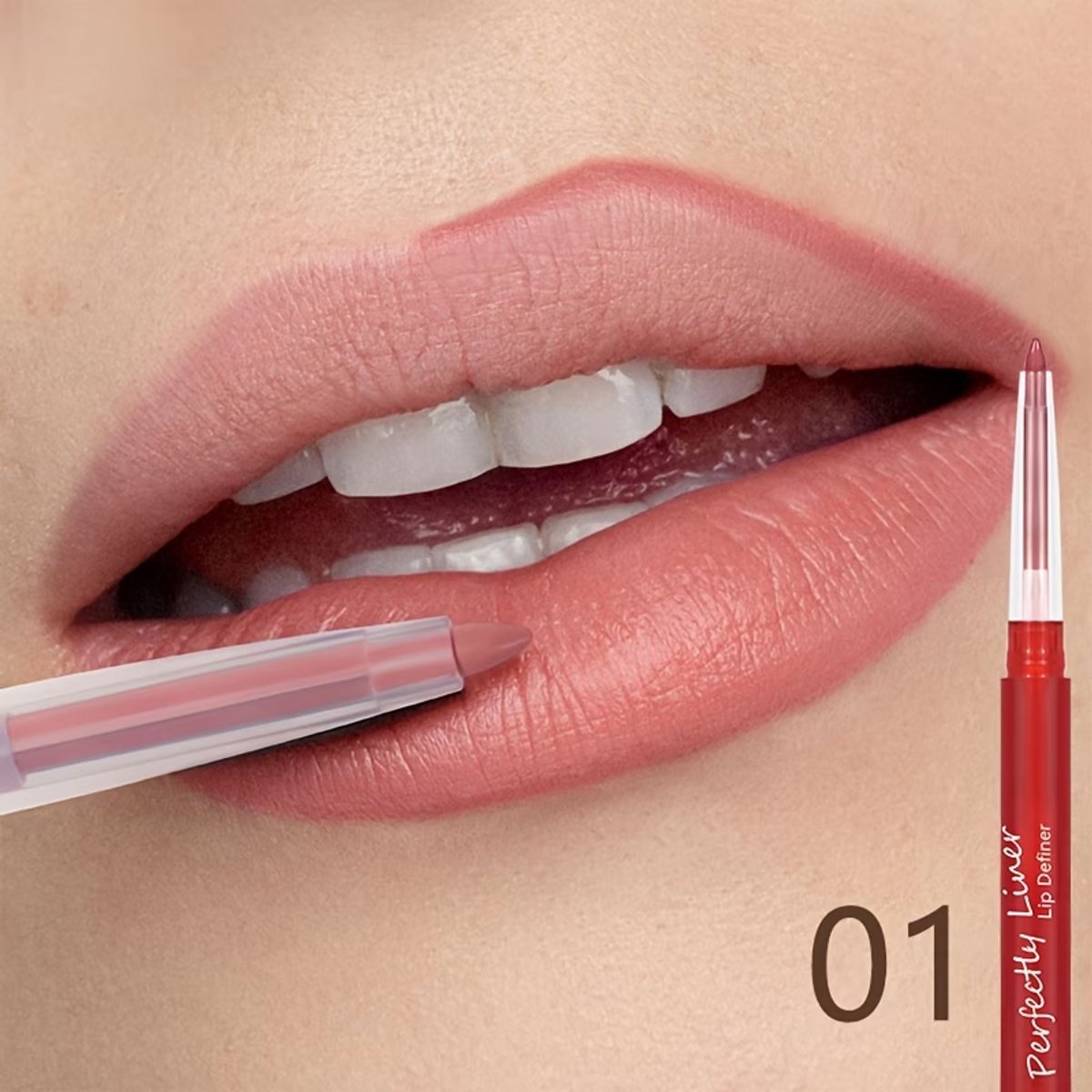 Waterproof Lipliner Posh Roze - Matte Lip Liner - Long Lasting & Dual Purpose