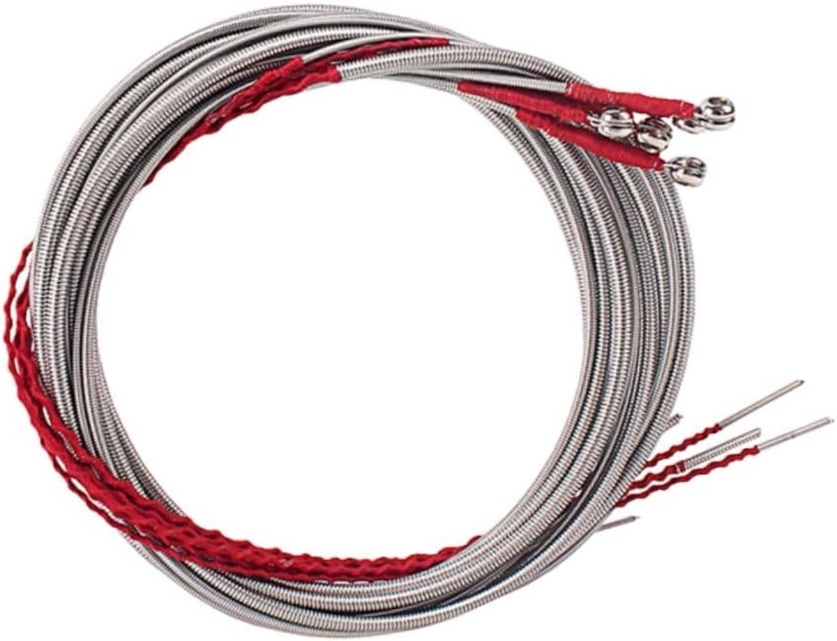 Basgitaar Snaren - 5 Snaren Set - Muziek Maken - Langdurig Geluid - Long Scale - Zilver