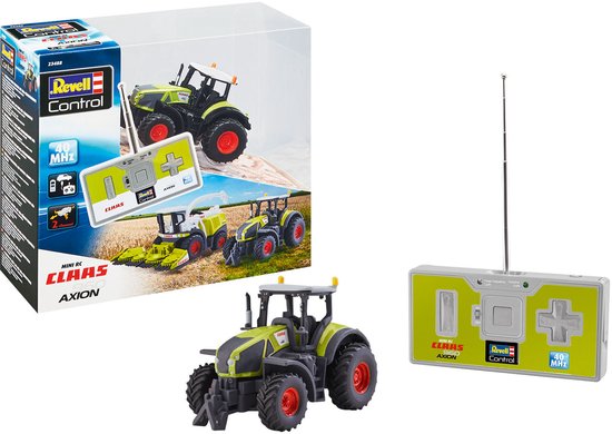 Revell RC voertuig - 23488 Mini RC Claas 960 Axion trekker - 9,5x5x5,5cm RC Model Kant en Klaar - Revell - Elektrisch