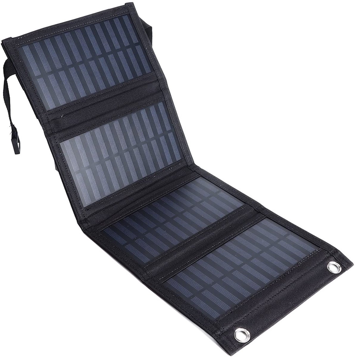 Allecto - Zonnepaneellader - Vouwbaar - Waterproof - Buitenactiviteiten - USB oplader - Geschikt voor avontuurlijke reizigers - Compact formaat